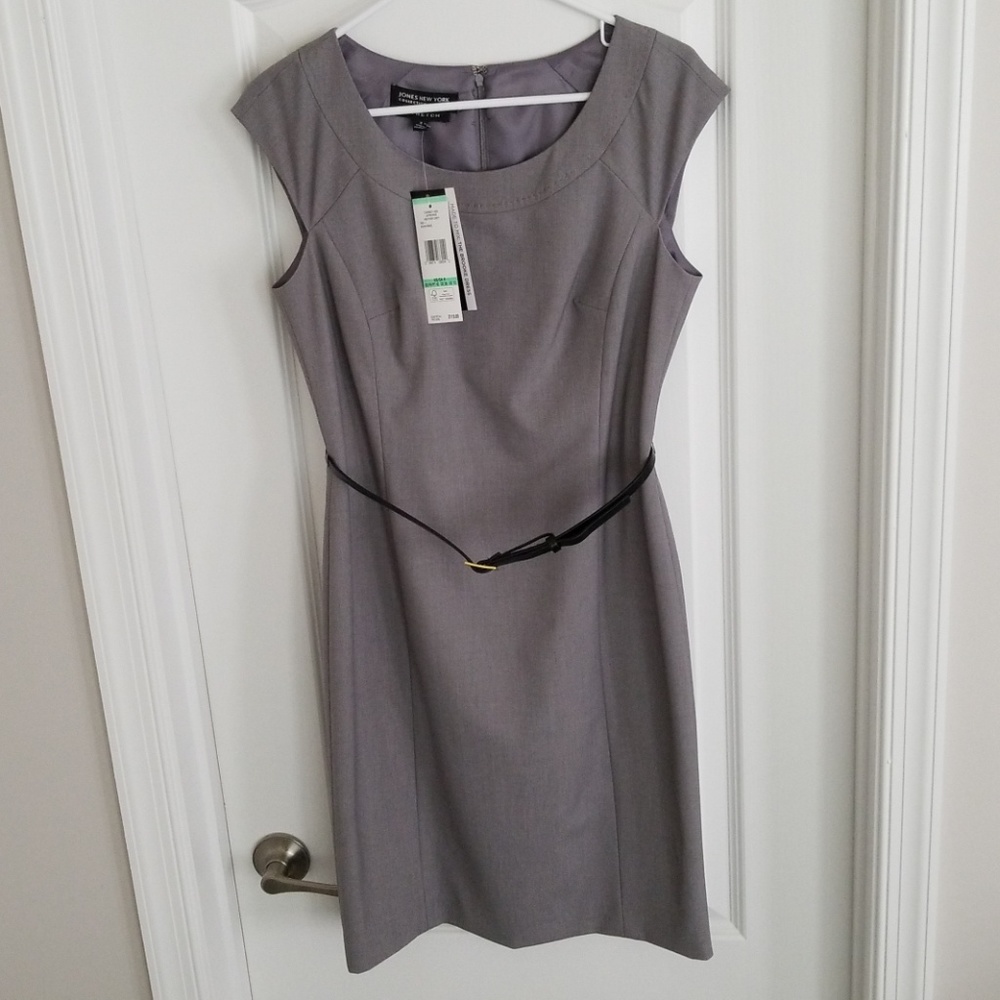 Jones New York gray dress
